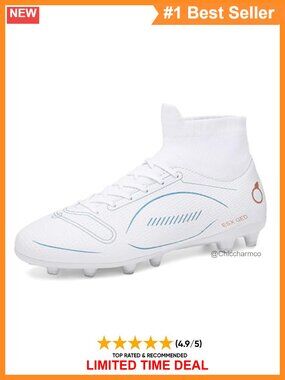 Comfy Soccer Boots Spike Shoes Athletic Outdoor Indoor Football Cleats